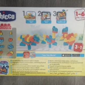 CHICCO Construction
  Dinosaur 30 Pieces Construction Before Childhood Play 877