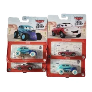 Disney Cars Bundle Of 4
  (Revo Kos and Mae PILLAR DUREV. New In Box. Gift Idea