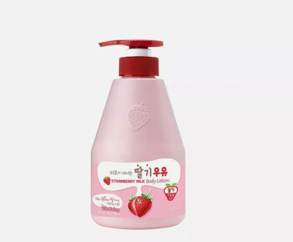 WELCOS  KWAILNARA Strawberry Milk Body Lotion - 560G