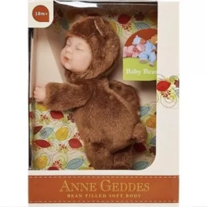 ANNE GEDDES ‘Baby Bear’
  Filled Soft Doll Dark Brown – Boxed