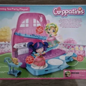 CUPPATINIS PLAYSET
  SPINNING TEA PARTY (4+YRS) WITH JASMINT DOLL 19 PIECES Gift