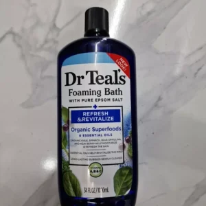 Dr Teals Foaming Bath
  Refresh & Revitalize Organic SuperFood Epsom Salt Oil 1l,,