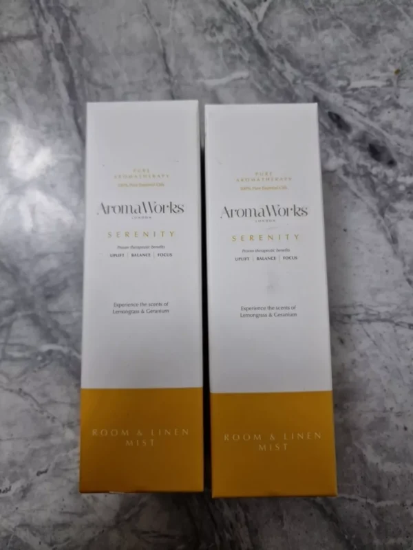 Aromaworks Serenity Room  Mist Lemongrass & Geranium 100ml X 2