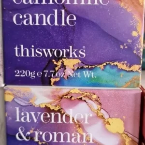 Lot Of 2 ThisWorks Lav +
  Roman Camomile Candle Gift 200g Packaging May Vary