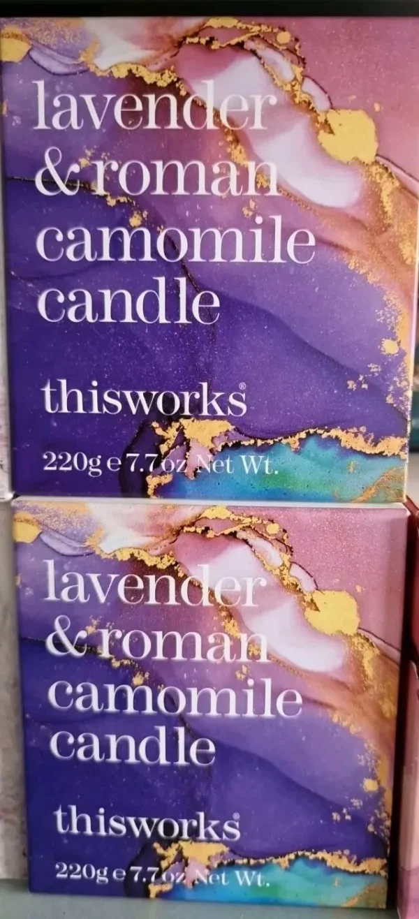 Lot Of 2 ThisWorks Lav +  Roman Camomile Candle Gift 200g Packaging May Vary