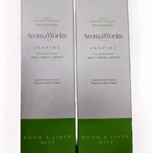 Aromaworks Inspire Room
  Mist Bergamot & Black Pepper 100ml X 2