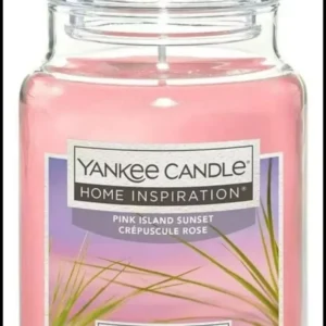 Yankee Candle Pink Island
  Sunset Home Inspiration Large Jar 538g