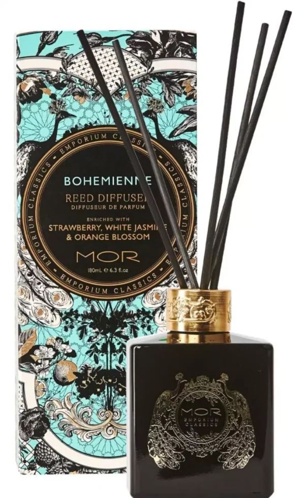 Mor Emporium Classics  Reed Diffuser Strawberry - Jasmine & Orange Blossom 180ml