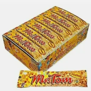 Mr Tom Peanut Brittle Bar
  – Roasted Peanut in Caramel 40g X 36 BBE 05-2025