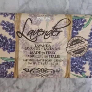 Italian Luxury Bar Soap
  Blooming Lavender scented large 275g size TUSCAN SCENTS