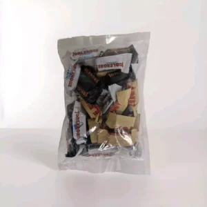 Toblerone Tiny Chocolate
  bar Milk Candy in Bulk Pick N Mix Bag – 3 Flavors 200g