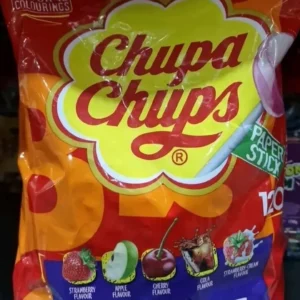 Chupa Chups Lollipops
  Assorted 6 Best Flavours 120 Lollies Party Bag Pack 1.44kg