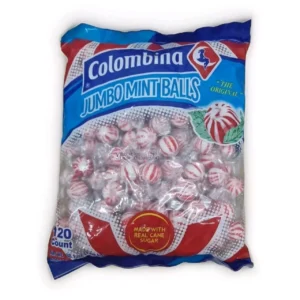 Colombina Jumbo Mint
  Balls Original Sweets For Kids Treats Party 120pcs 1 Bag