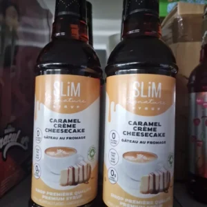 Lot Of 2 Slim
  Signature Syrup CARAMEL Creme Cheesecake 750ml