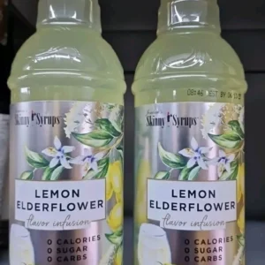 Lot Of 2
  Jordan’s Skinny Syrup Lemon Elderflower Flavour Sugar Free 750ml