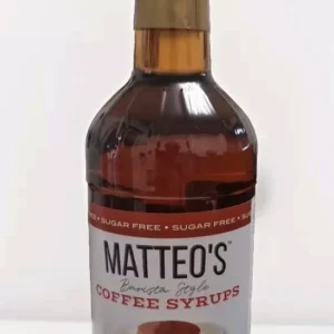 Matteos Sugar
  Free Thin Caramel Creme Coffee Syrup 1L Zero Calories