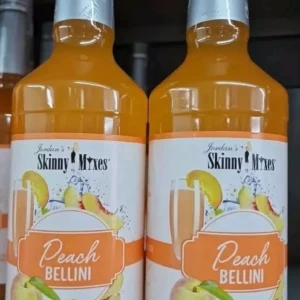 Lot Of 2
  Jordan’s Skinny Mixes Peach BELINI Flavour Sugar Free 946.35 ml 2 Pcs