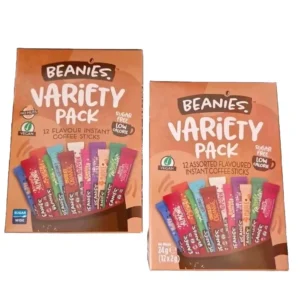 Beanies Coffee
  Variety Pack – 12 Sticks (Pack of 2)