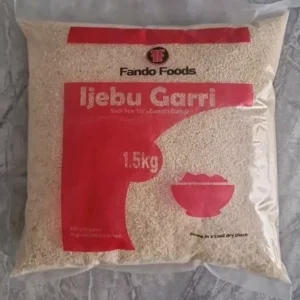 Lot of 2 Fando  Foods Ijebu Garri 1.5kg – Product of Nigeria