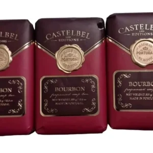 Castelbel Ltd EDITION
  BOURBON FRAGRANCE soap for men. 300g x3