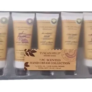 Tuscan Hills 7 Pcs
  Scented Hand Creams Collection 30ml By 7. In a Gift Pack