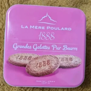 LA MERE POULARD 1888 –
  Grandes Galettes Pure Butter Biscuit 472.5g. Gift Tin