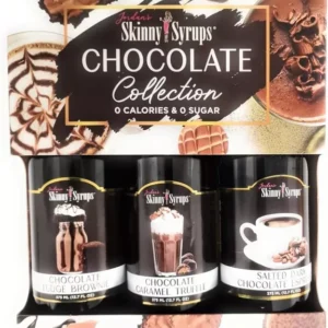 Skinny Syrups
  Chocolate Bundle Fudge Brownie, Caramel Truffle + Espresso 375ml