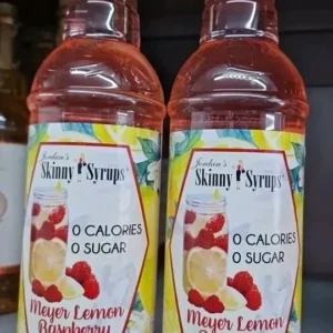 Lot Of 2
  Jordan’s Skinny Syrup Meyer Lemon Raspb Flavour Sugar Free 750ml 2 Pcs