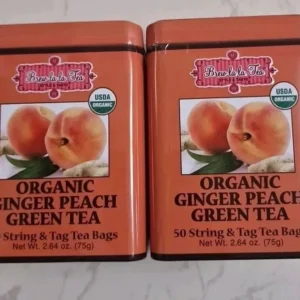 Green Tea
  Ginger Peach Organic Brew La La Iced Tea Hot Tea (2-Pack) 100 Tea Bags