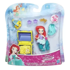 Disney Princess Little
  Kingdom Ariels Treasure Chest Toy Figure With Accessories