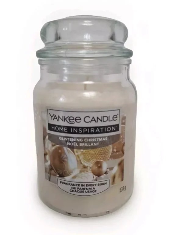 Yankee Candles -  Glistening Christmas - CHRISTMAS SCENT - Large Jar 538g