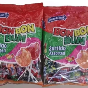 Colombina Bon Bon Bum
  Assorted Surtido Lollipops – 2 Pack