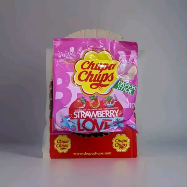 Chupa Chups Strawberry  10pcs Per Bag ( 12 bags) 120pcs Party Sharing & Gift