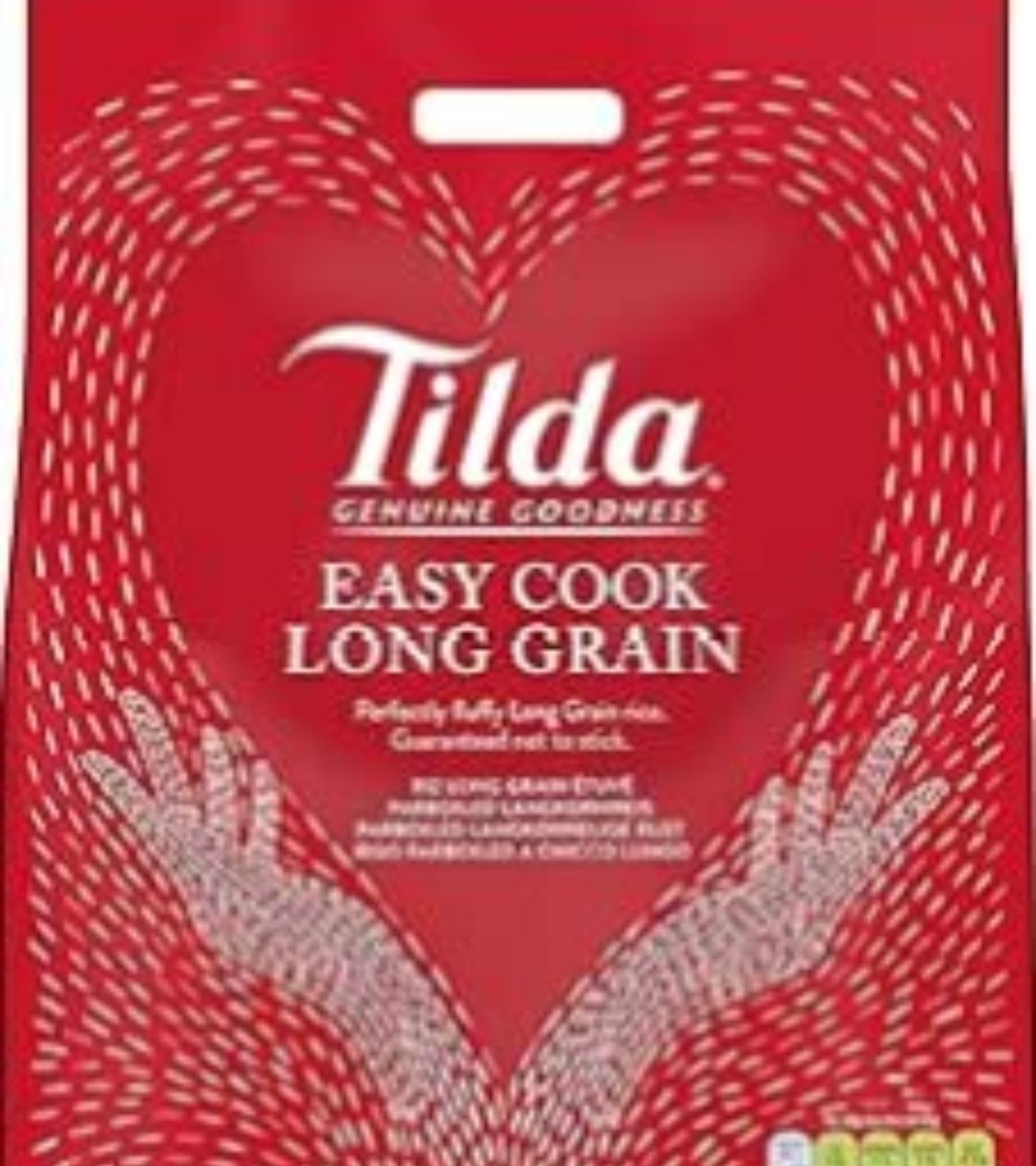 Tilda Easy Cook Long Grain Rice β 10KG (5KG x 2 Bags) | Non-Sticky, Fluffy & Fast-Cooking | Perfect for Everyday Meals & Catering - Image 3