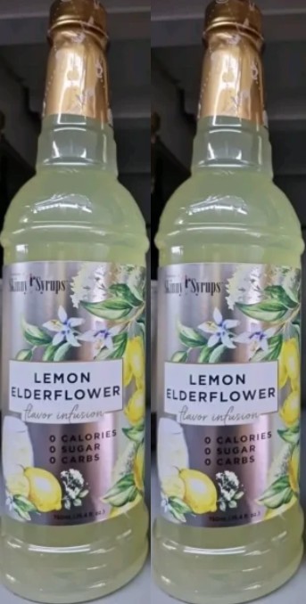 Skinny Syrup Lemon Elderflower Flavour