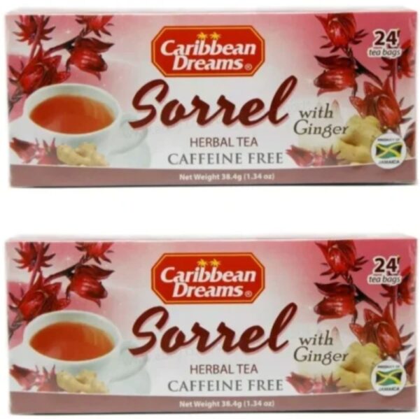 Jamaican Caribbean dreams Sorrel Herbal Ginger tea