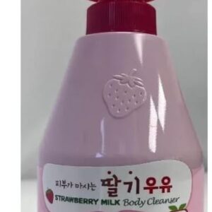 Kwailnara Strawberry Milk Body Cleanser 560ml with Pump (Pack of 2)