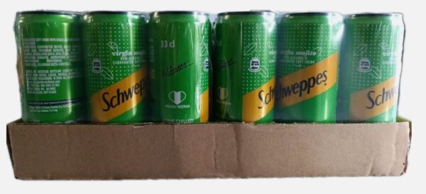 schweppes virgin mojito can
