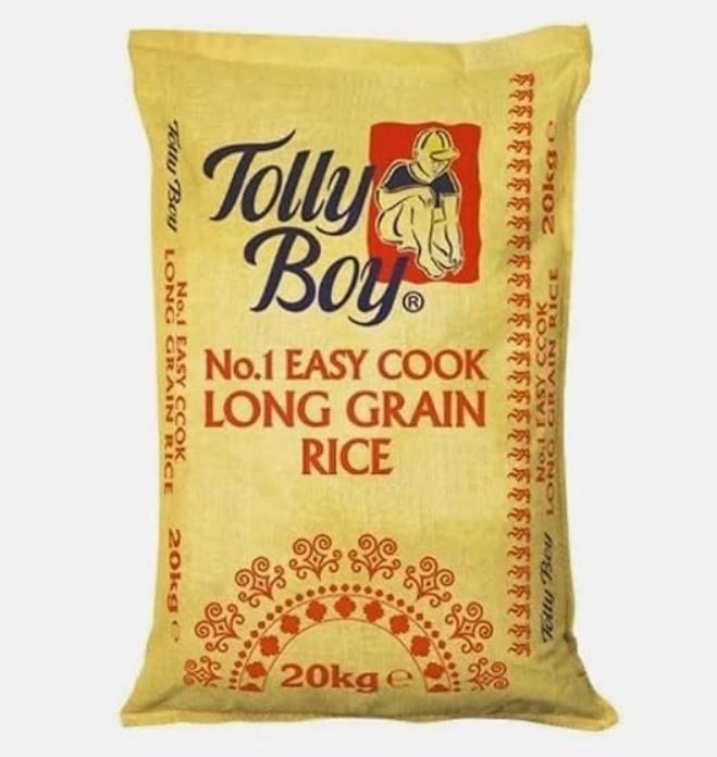 Tolly Boy Easy Cook Rice 20kg