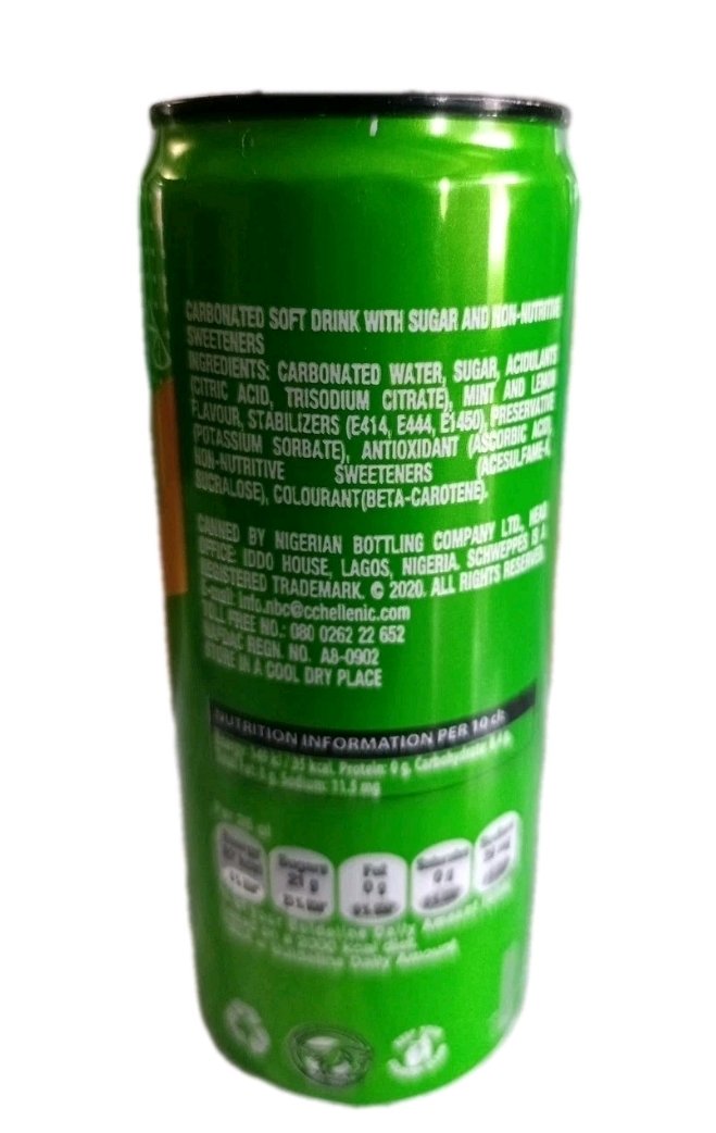 Schweppes Virgin Mojito Non Alcoholic Drink 33cl Pack of 24 Cans - Image 4