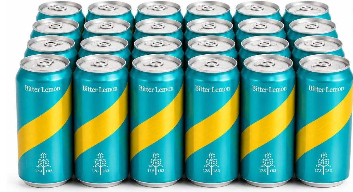 Schweppes Bitter lemon pack of 24 cans